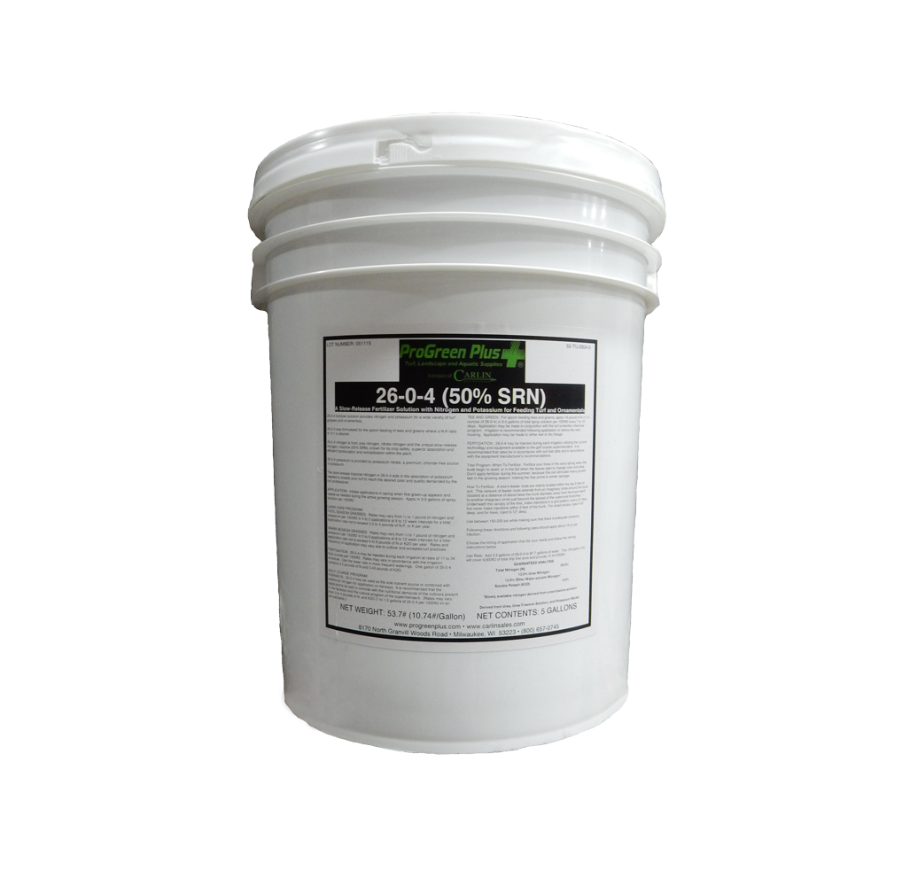 N-Sure 26-0-4 50% SRN 5 Gallon Pail PGP - Fertilizer
